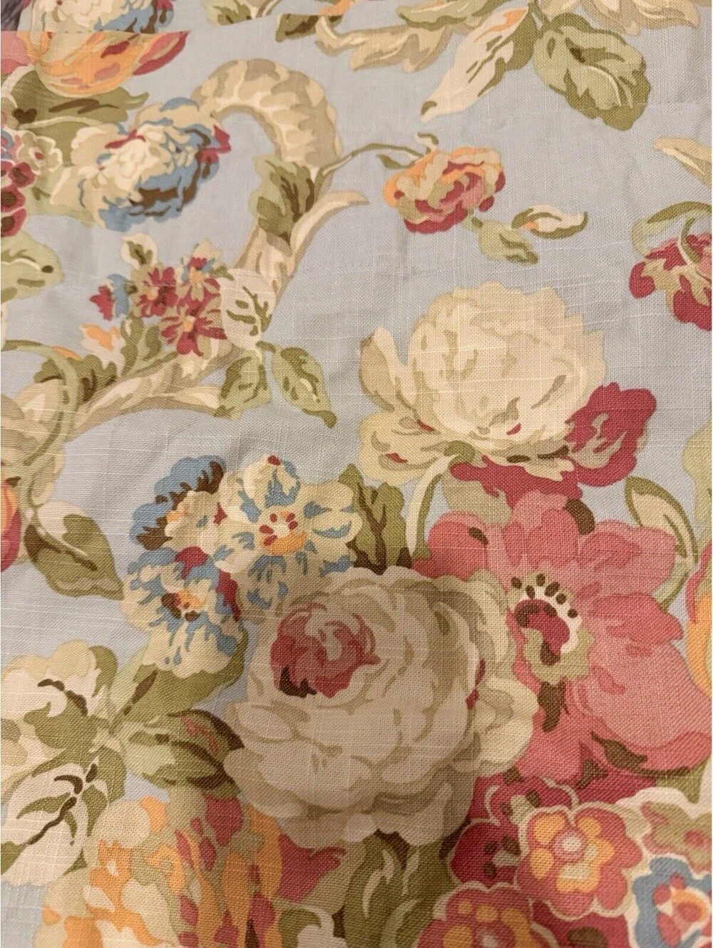 Vintage Waverly Home Classics 4 Valance Panels Floral 50